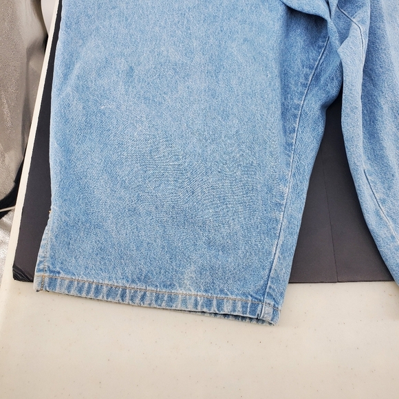 Vintage Lord Isaacs Denim Culotte Shorts 22W Elastic Waist Light Wash Plus Size - Picture 3 of 8